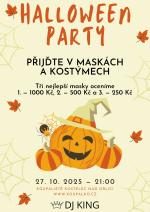 Halloween Party v maskách a kostýmech 